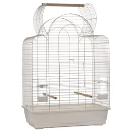Produktbild von Beeztees Vogelkäfig Big Sonia Open weiß aus Metall