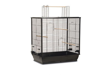 Beeztees Vogelkäfig Fiona XXL offen schwarz Metall 70 x 40 x 80 cm – Bild 1 von 6