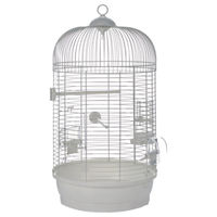 Produktbild von Beeztees Vogelkäfig Julia 3 rund weiß aus Metall 34 x 65,5 cm