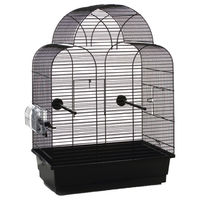 Produktbild von Beeztees Vogelkäfig Sonia für Vögel Schwarz Metall 45x28x63cm - 45 cm