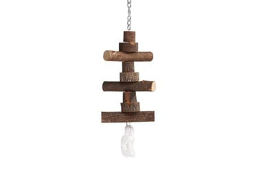 Produktbild von Beeztees Vogelschaukel aus Holz für Papageien Braun
