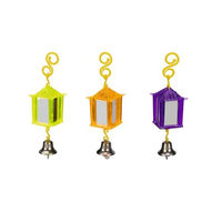 Produktbild von Beeztees Vogelspielzeug Laterne für Wellensittiche aus Kunststoff Gelb 10 x 3,5 cm