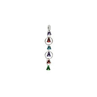 Produktbild von Beeztees Vogelspielzeug Metallringe mit Glöckchen bunt 31 cm
