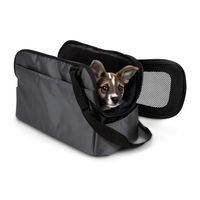 Produktbild von Beeztees Wagoni 2in1 Hundereisetasche für kleine Rassen aus Nylon in Grau