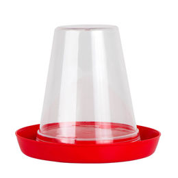 Produktbild von Beeztees Wassernapf Tränke für Küken und Wachteln aus Kunststoff 0,6 L transparent und rot