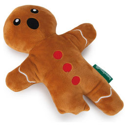Produktbild von Beeztees Weihnachts-Plüschspielzeug für Hunde in Braun