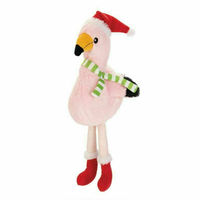 Produktbild von Beeztees Weihnachtsspielzeug Flamingo Plüschspielzeug Rosa 79 cm