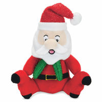 Produktbild von Beeztees Weihnachtsspielzeug Santa Claus Plüschtier in Rot