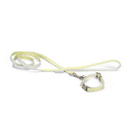 Produktbild von Beeztees Welpen-Set aus Nylon mit Halsband und Leine in Gelb Größe XS für kleine Hunde und Katzen