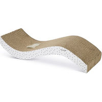 Produktbild von Beeztees Wiva Kratzbrett für Katzen aus Karton mit Catnip 52x21x10 cm