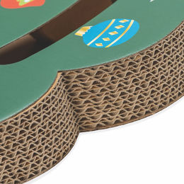 Beeztees XMAS Kratzspielzeug für Katzen aus Kratzpappe mit Ball und Glöckchen – Bild 1 von 7