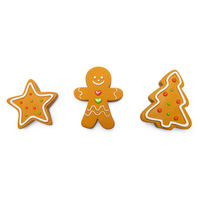 Produktbild von Beeztees Xmas Quietschspielzeug Lebkuchen aus Latex in Braun