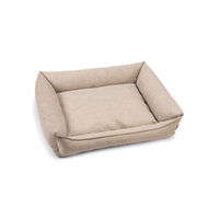 Produktbild von Beeztees Zia Orthopädisches Hundebett mit Memory Foam Beige 100x80x23 cm
