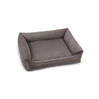 Produktbild von Beeztees Zia Orthopädisches Hundebett mit Memory Foam für Senioren Grau 100x80x23 cm