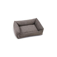 Produktbild von Beeztees Zia Orthopädisches Hundebett mit Memory Foam in Grau 80x60x22 cm