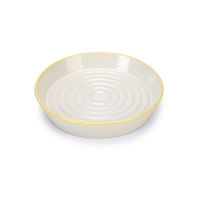 Produktbild von Beeztees Zina Kitten Futternapf aus Keramik Blau Gelb Weiß 17,5 cm