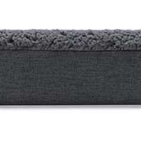 Produktbild von Beeztees Zira Orthopädisches Hundekissen mit Memory Foam Grau 75x50x9 cm