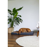 Produktbild von Beeztees Zira Orthopädisches Hundekissen mit Memory Foam Grau
