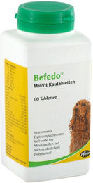 Befedo MinVit Kautabletten für Hunde mit Vitaminen und Mineralstoffen 60 Stück – Bild 1 von 3