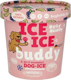 BeG Buddy Eis für Hunde Eispulver Blaubeere Vegan ohne Zucker und tierisches Protein 1000g – Bild 1 von 4
