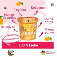 Produktbild von BeG Buddy Eispulver Vegan Ohne Zucker und Tierisches Protein 130g
