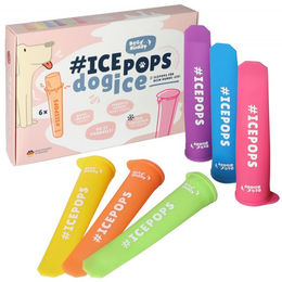 Produktbild von BeG Buddy ICEPOPS Silikon Eisform für DIY Hundeeis bunt