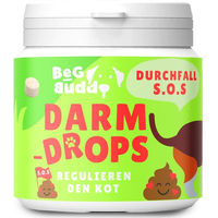 Produktbild von BeG Buddy Magen & Darm Drops Verdauungshilfe mit Probiotika für Hunde - 90 g