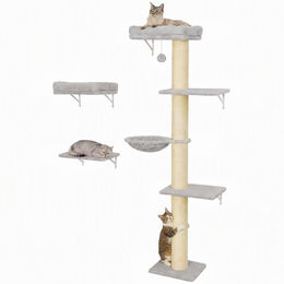 Beherger Katzenkletterwand Set 3-teilig Katzen Wandelemente für Katzen – Bild 1 von 1