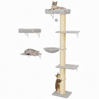 Produktbild von Beherger Katzenkletterwand Set 3-teilig Katzen Wandelemente für Katzen