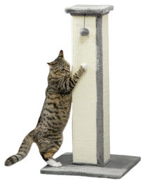 Beherger Kratzbaum für Katzen aus Plüsch und Sisal mit Spielball 41 x 41 cm – Bild 1 von 1