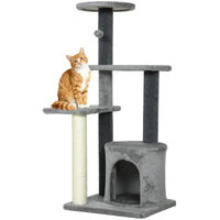 Produktbild von Beherger Kratzbaum für Katzen mit Katzenhöhle und Plattformen 103 cm