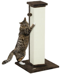 Beherger Kratzbaum für Katzen mit Spielball aus Plüsch und Sisal 41 x 41 x 81 cm – Bild 1 von 1