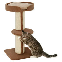Produktbild von Beherger Kratzbaum Katzenturm mit Sisalstämmen und Plattform für Katzen zur Innenhaltung 91 cm