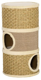 Beherger Kratzbaum Kratztonne für Katzen mit 3 Ebenen aus Sisal und Plüsch 37,5x37 cm – Bild 1 von 1