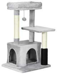 Beherger Kratzbaum mit waschbarem Katzenbett für Katzen Innen 48x48x85cm – Bild 1 von 1