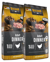 Belcando Adult Dinner Kaltgepresstes Hundefutter Geflügel und Fisch für erwachsene Hunde 2 x 12,5 kg – Bild 1 von 6