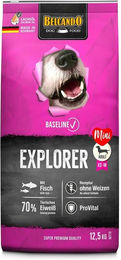 Belcando Baseline Explorer Mini Trockenfutter für ausgewachsene Hunde kleiner und mittlerer Rassen mit Geflügel und Fisch 12,5 kg - 12,5 kg – Bild 1 von 11