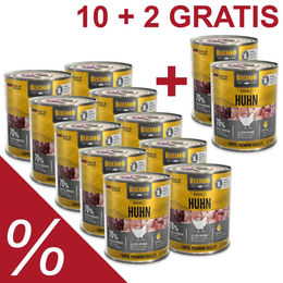 Produktbild von Belcando Baseline Hundefutter Rind Getreidefrei mit hohem Fleischanteil 12 x 800g Dose