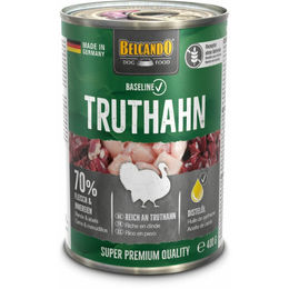 Belcando Baseline Hundefutter Truthahn Stückchen in Sauce getreidefrei Adult 400 g - 6 x 400 g – Bild 1 von 4