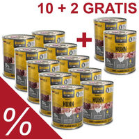 Produktbild von Belcando Baseline Hundefutter Wild & Ente getreidefrei mit hohem Fleischanteil 12 x 800g Dose