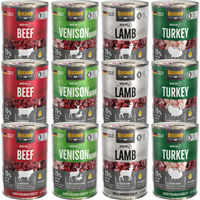 Produktbild von Belcando Baseline Mix Hundefutter mit Truthahn, Lamm, Wild und Rind 12x400g