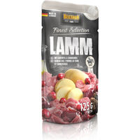 Produktbild von Belcando Finest Selection Hund Nassfutter Lamm Stückchen in Sauce 12x125g
