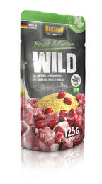 Belcando Finest Selection Hundefutter Wild mit Hirse und Preiselbeeren Stückchen in Sauce Adult 12x125g - 12 x 125 g – Bild 1 von 6