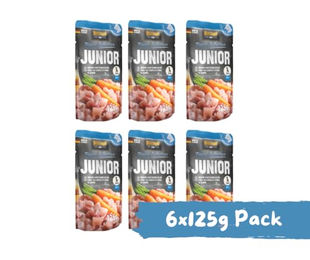 Belcando Finest Selection Junior Hundefutter Huhn mit Ei getreidefrei 6x125g – Bild 1 von 5