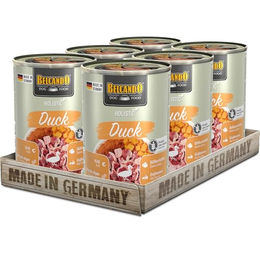 Belcando Holistic Duck Hund Nassfutter Ente Stückchen in Sauce getreidefrei Sensitive 400g – Bild 1 von 4