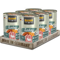 Produktbild von Belcando Holistic Pute Hund Nassfutter mit Krill und Algen Stückchen in Sauce getreidefrei 400g