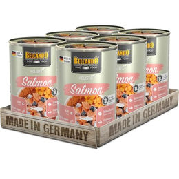 Belcando Holistic Salmon Hund Nassfutter Lachs Stückchen in Sauce getreidefrei und sensitive 400g – Bild 1 von 4