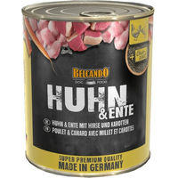 Produktbild von Belcando Hund Feuchtnahrung Huhn und Ente mit Hirse und Karotten 6x800g - 6 x 800 g