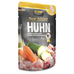 Belcando Hund Nassfutter Huhn mit Reis Möhren und Zucchini Stückchen in Sauce Adult 6x300g - 300 g – Bild 1 von 9