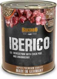 Belcando Hund Nassfutter Iberico Schwein mit Kichererbsen und Preiselbeeren Stückchen in Sauce Adult 800 g - 6 x 800 g – Bild 1 von 8